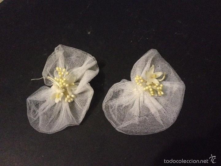 Joaillerie: 2 ANTIGUOS COMPLEMENTOS PARA DIADEMAS, TOCADOS, ETC...