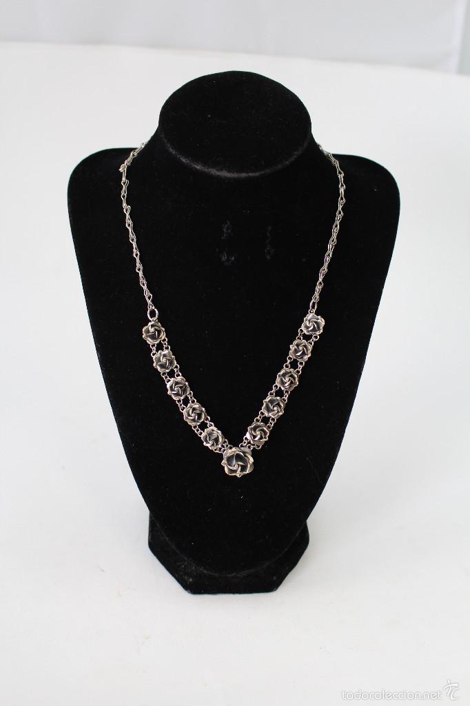 Joaillerie: collar en plata de ley