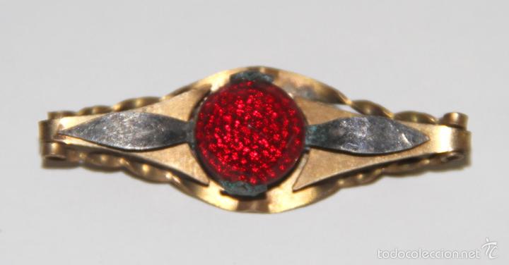 Schmuck: BRO011 BROCHE. METAL DORADO Y CRISTAL. ESPA&Ntilde;A. A&Ntilde;OS 30