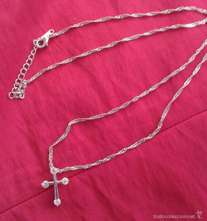 Joyeria: CRUZ DE PLATA DE LEY CON CIRCONITAS - Foto 1