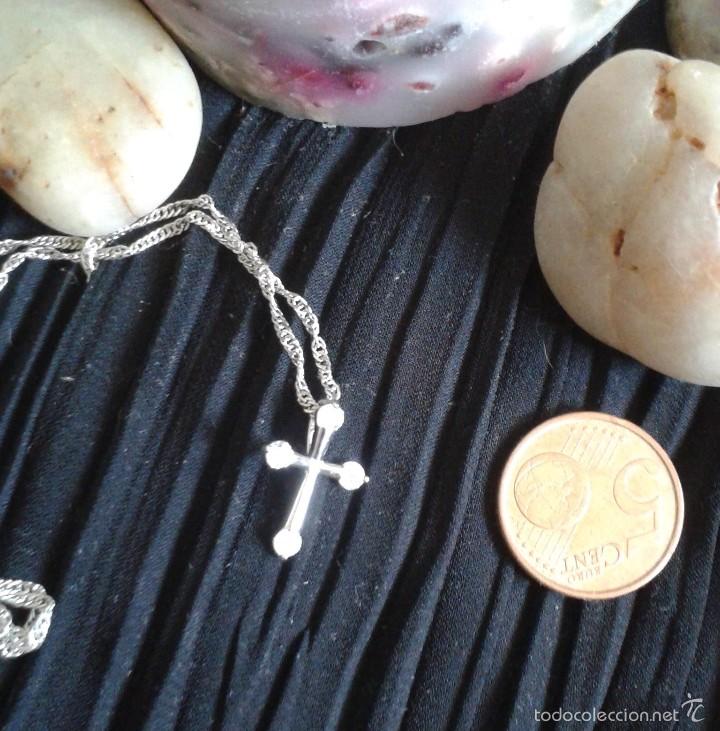 Joyeria: CRUZ DE PLATA DE LEY CON CIRCONITAS - Foto 3