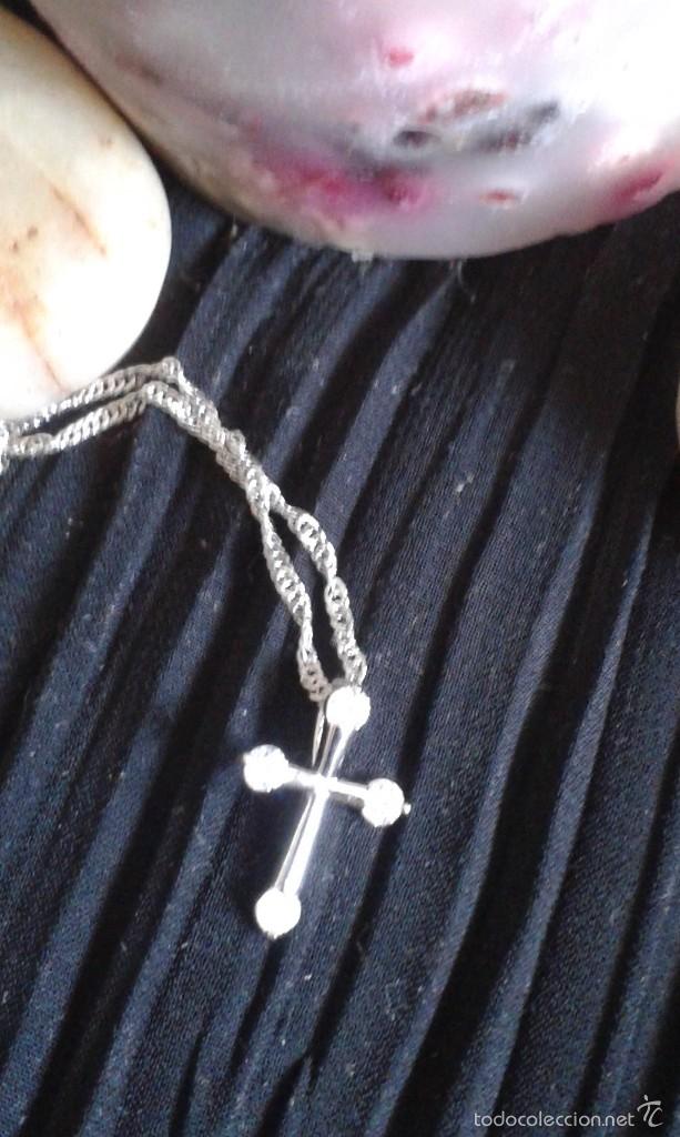 Joyeria: CRUZ DE PLATA DE LEY CON CIRCONITAS - Foto 4