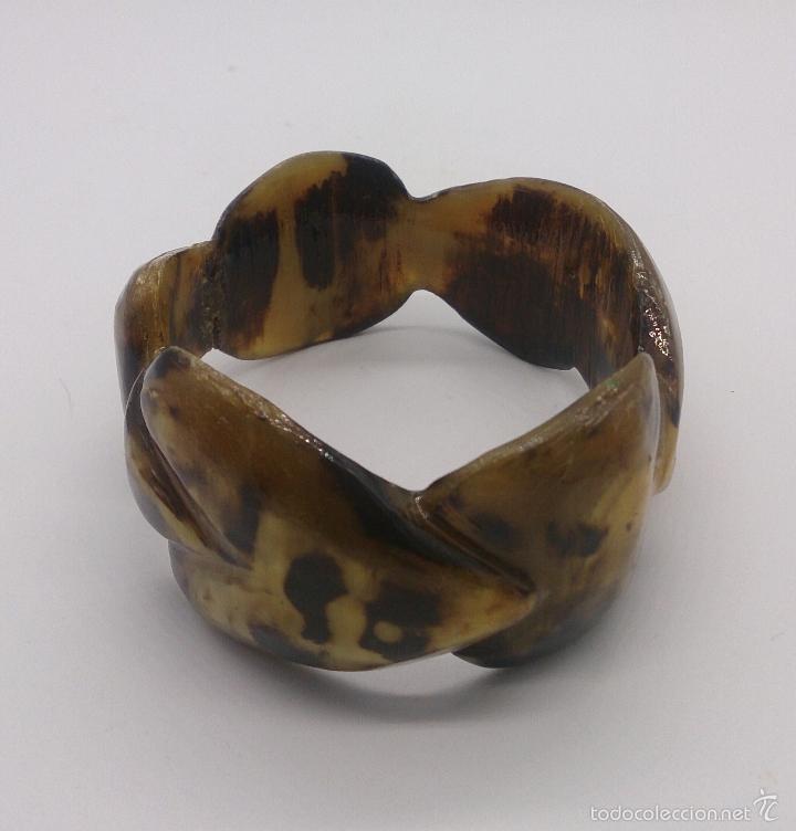 Joyeria: Brazalete antiguo en s&iacute;mil de carey . - Foto 2