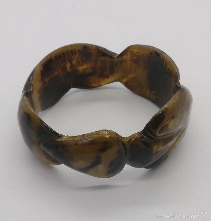 Joyeria: Brazalete antiguo en s&iacute;mil de carey . - Foto 3