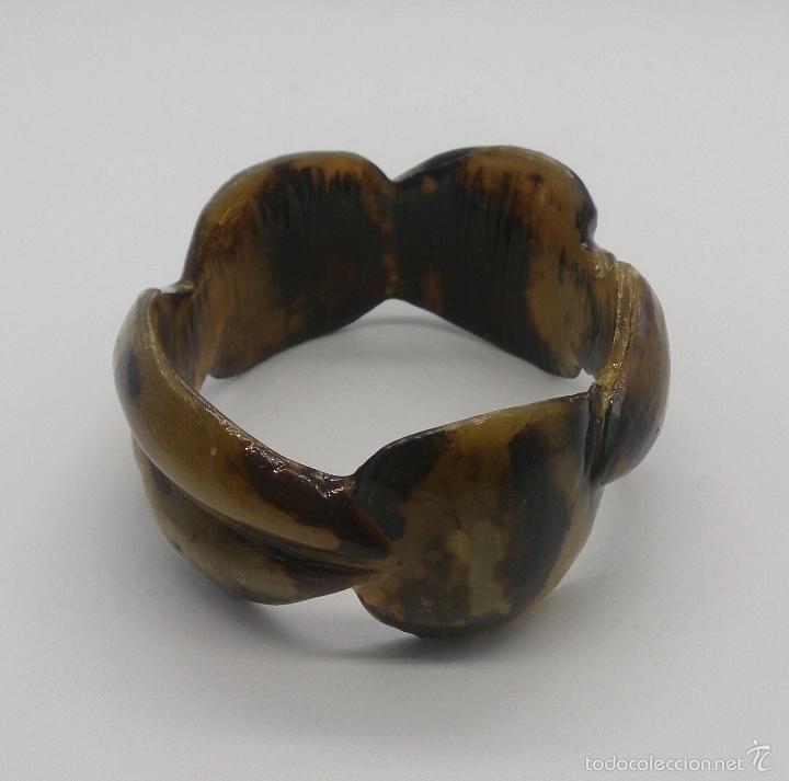 Joyeria: Brazalete antiguo en s&iacute;mil de carey . - Foto 4