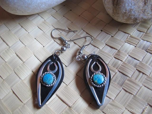 Joyeria: pendientes artesanales de madera - Foto 1