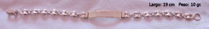 Joyeria: PULSERA ESCLAVA DE PLATA PUNZONADA - Foto 1
