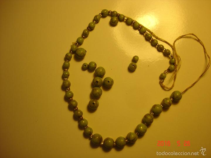 Joyeria: COLLAR 3 VUELTAS PIEDRAS VERDES JASPEADAS - Foto 6