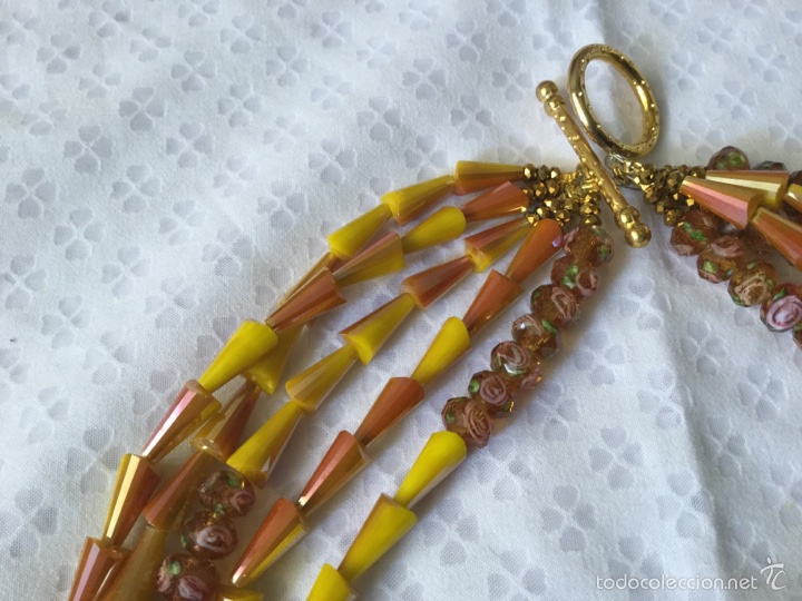 Joyeria: Collar cristal con adornos vintage - Foto 3