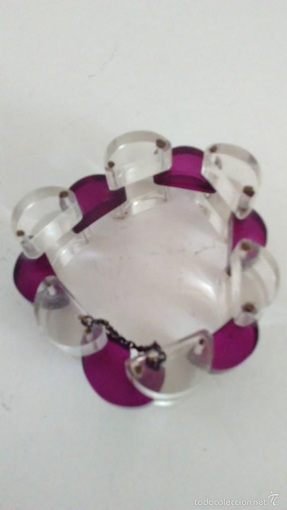 Gioielleria: Pulsera vintage retro de los a&ntilde;os 50 hecha en el material, llamado en esta &eacute;poca, plexiglas