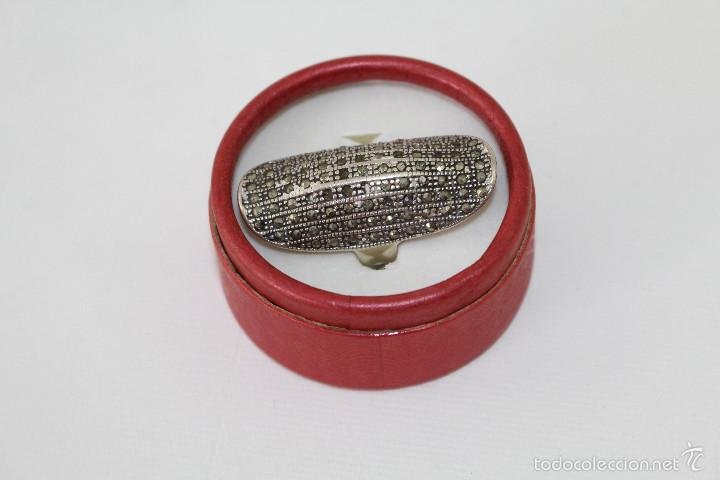 Joaillerie: anillo en plata de ley 925 con circonitas