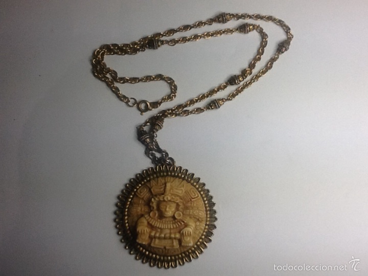 Joyeria: Medall&oacute;n Azteca - Foto 1
