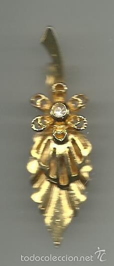 Schmuck: RARO PRENDEDOR ANTIGUO DORADO CON PIEDRA