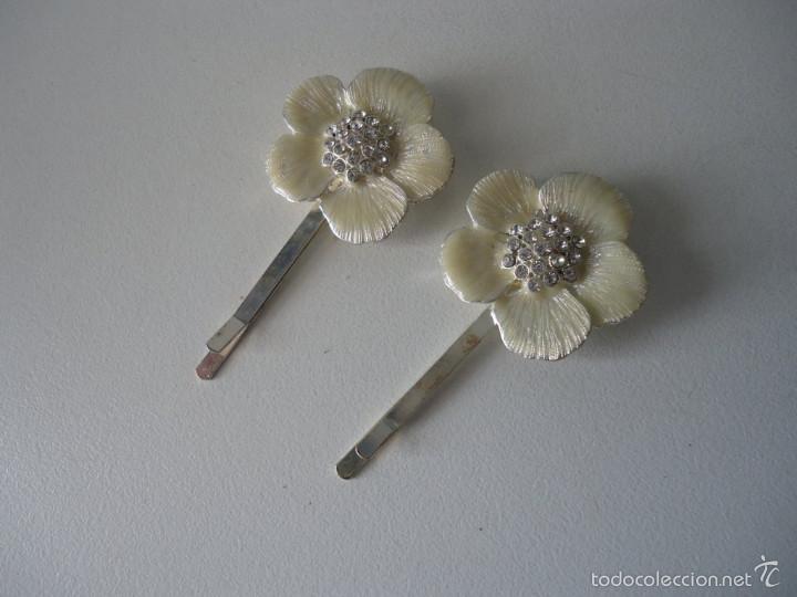 Joyeria: Horquillas de flores - Foto 1