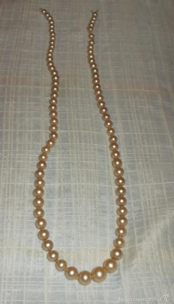 Joyeria: collar de perlas 60 cms de largo - Foto 1