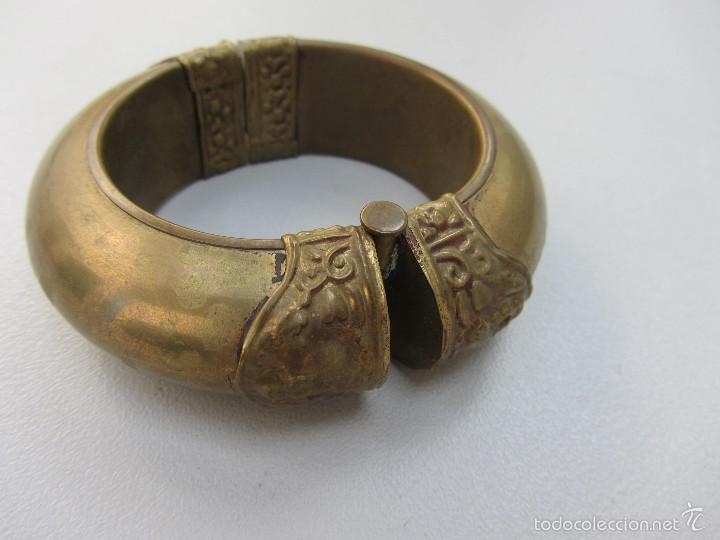 Joyeria: pulsera vintage de lat&oacute;n hind&uacute; - Foto 1