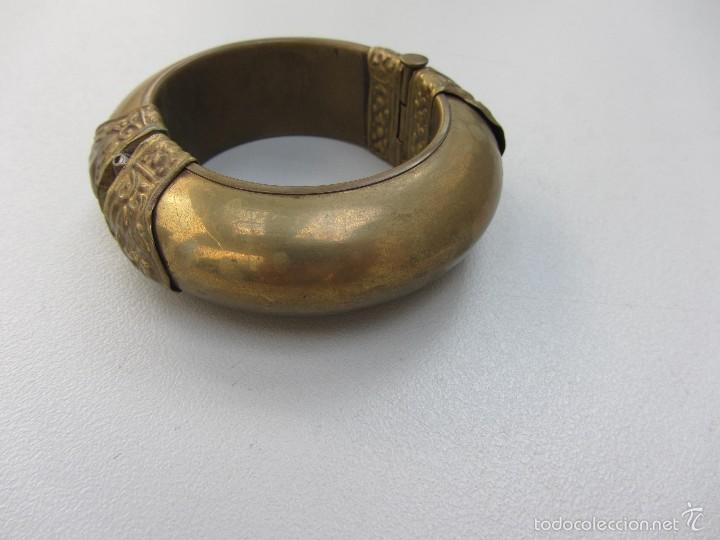 Joyeria: pulsera vintage de lat&oacute;n hind&uacute; - Foto 2