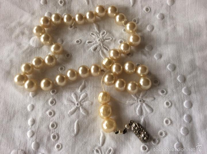 Joyeria: GARGANTILLA VINTAGE IMITACI&Oacute;N A PERLAS CON BROCHE - Foto 1