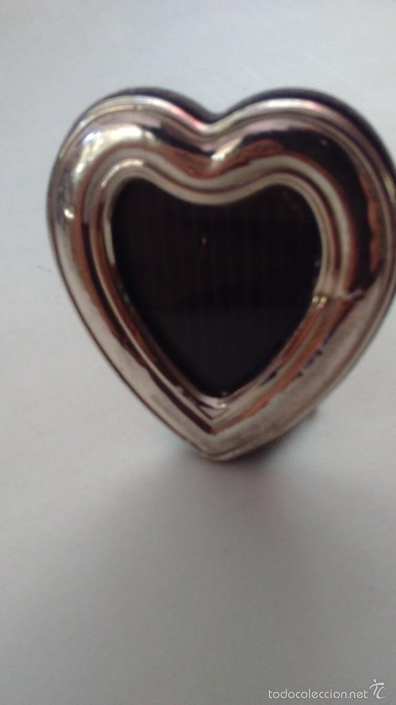 Joyeria: Peque&ntilde;o marco de plata en forma de coraz&oacute;n - Foto 4