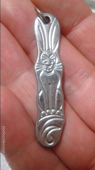 Joyeria: Colgante conejo antiguo - Foto 1