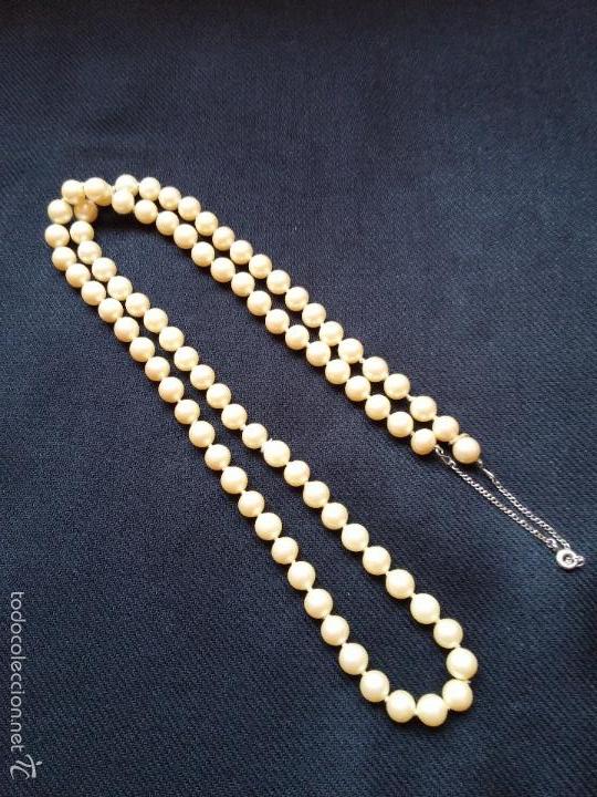 Joyeria: Antiguo collar largo de perlas - Foto 1