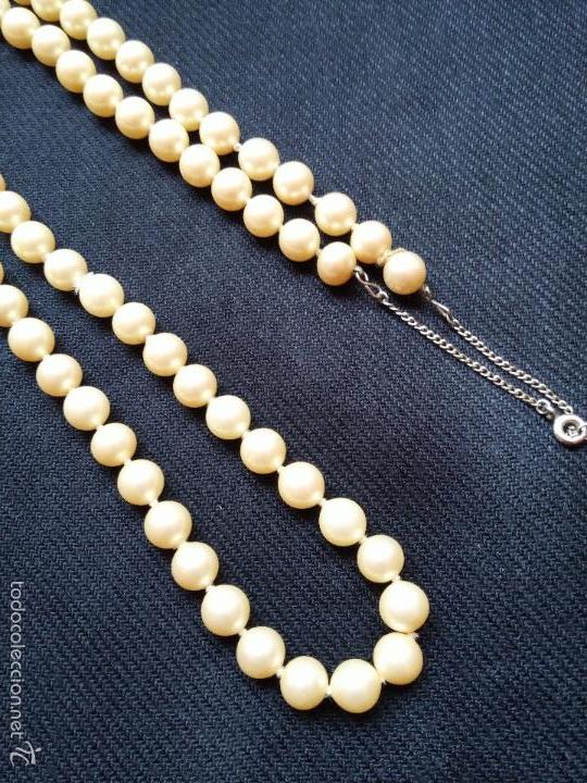 Joyeria: Antiguo collar largo de perlas - Foto 4