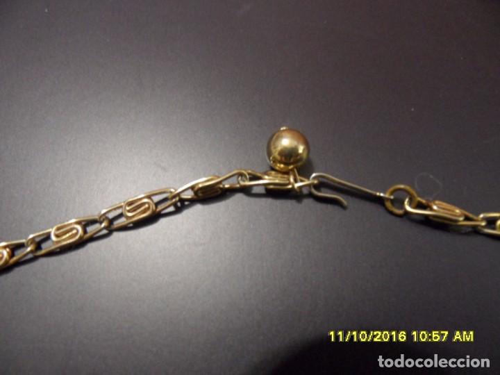 Joyeria: BONITO COLLAR DE HOJAS Y VIDRIOS. - Foto 5