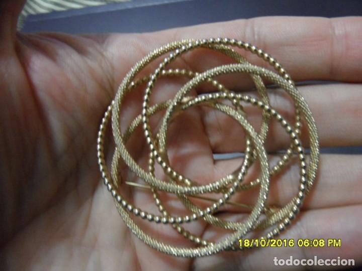 Joyeria: D- BONITO BROCHE ENTRELAZADO DI&Aacute;METRO: 6 CTMS. - Foto 1