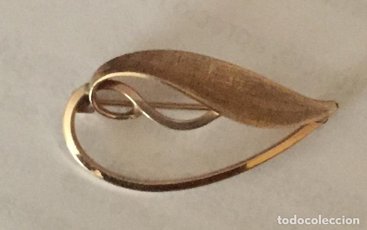 Joyeria: Precioso broche de los a&ntilde;os 70 chapado en oro