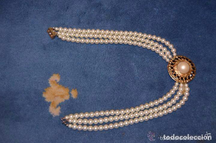 Joyeria: Collar de perlas y roseton - Foto 1