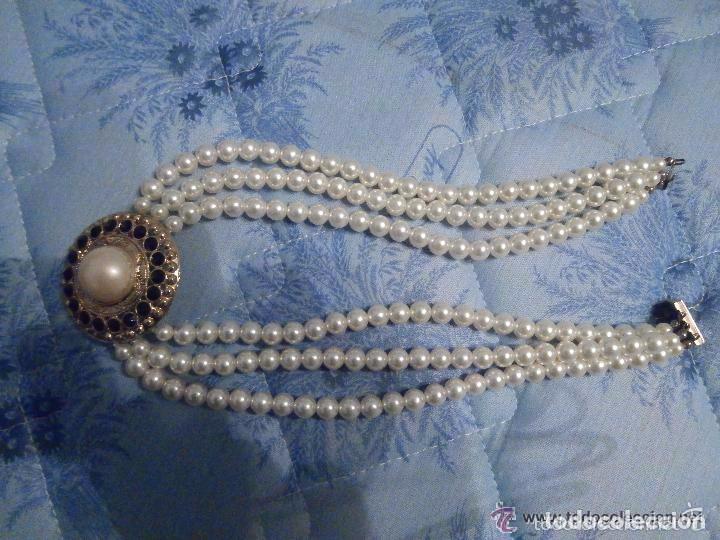 Joyeria: Collar de perlas y roseton - Foto 2