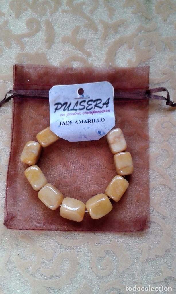 Joyeria: PULSERA DE JADE AMARILLO . - Foto 1