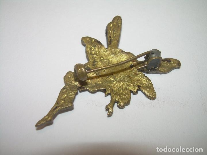 Joyeria: BROCHE MODERNISTA DE BRONCE CON PEDRERIA. - Foto 4