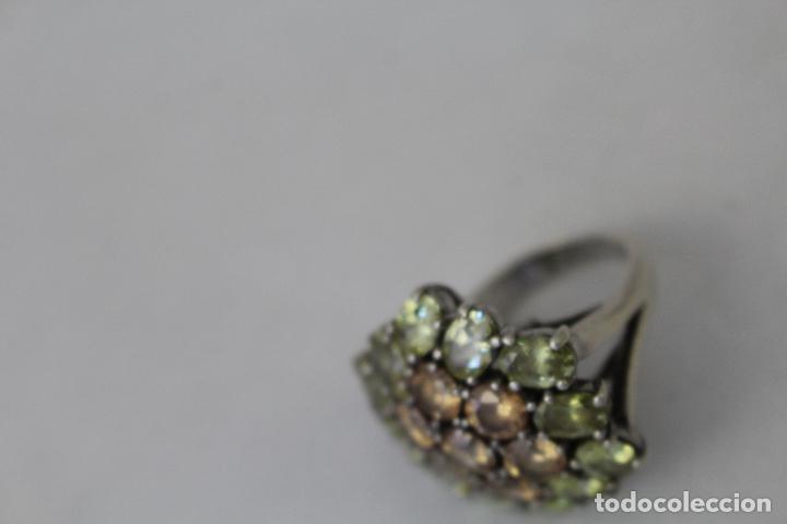 Joyeria: anillo en plata de ley con piedras amarillas - Foto 10