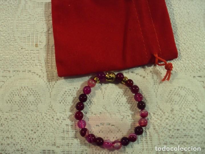 Joyeria: Pulsera de piedras de &aacute;gata listada. - Foto 1
