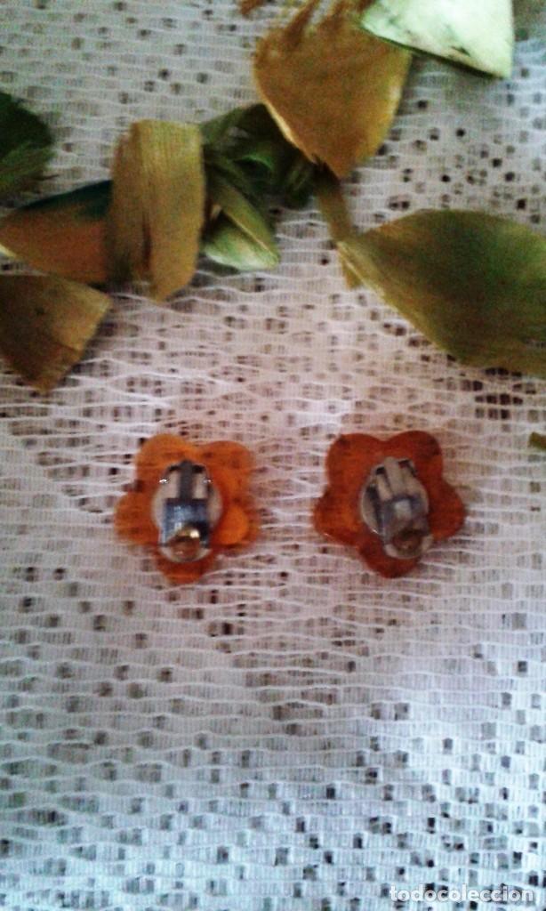 Joyeria: PENDIENTES CLIP DE METACRILATO( PL&Aacute;STICO DURO) Y NACAR - Foto 2