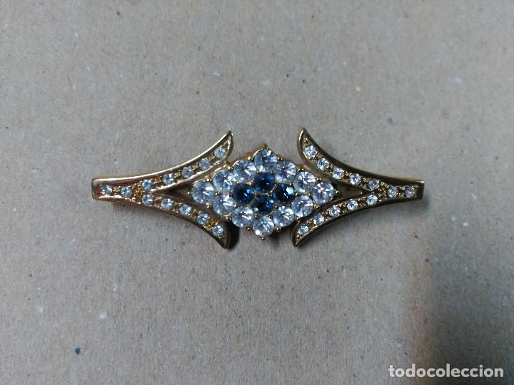 Joyeria: Broche dorado de estilo art-deco - Foto 2