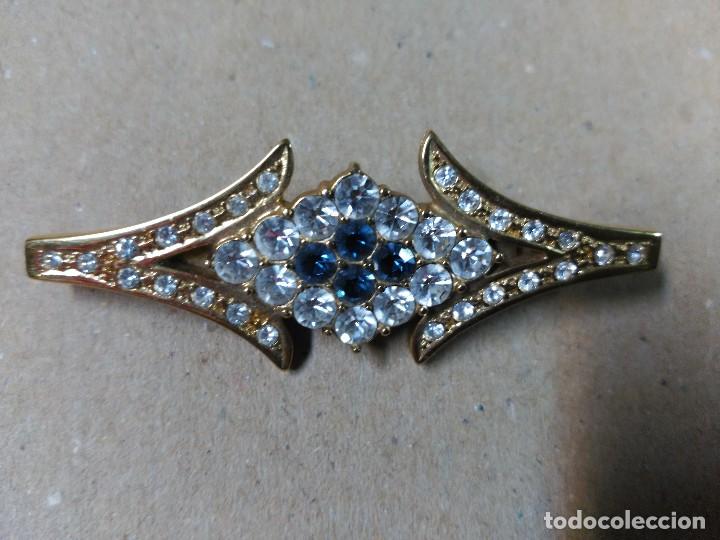 Joyeria: Broche dorado de estilo art-deco - Foto 3