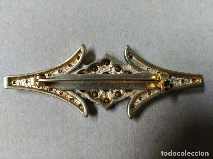 Joyeria: Broche dorado de estilo art-deco - Foto 5