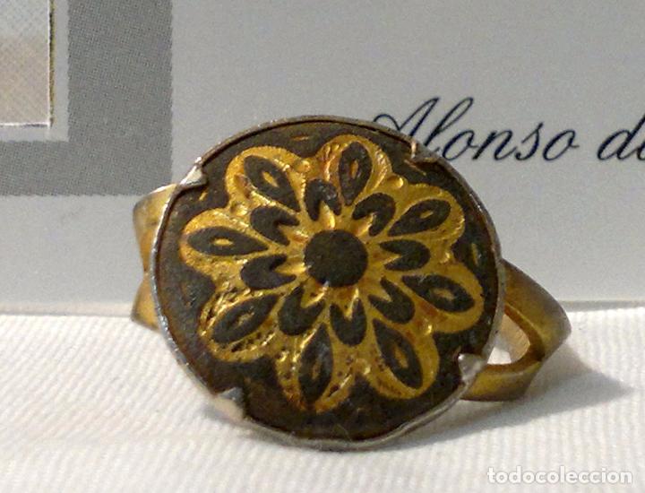 Joyeria: ANTIGUA SORTIJA DAMASQUINADA. - Foto 3