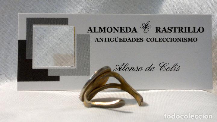 Joyeria: ANTIGUA SORTIJA DAMASQUINADA. - Foto 6