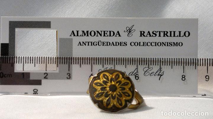 Joyeria: ANTIGUA SORTIJA DAMASQUINADA. - Foto 7