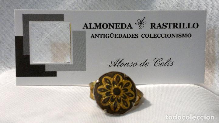 Joyeria: ANTIGUA SORTIJA DAMASQUINADA. - Foto 8