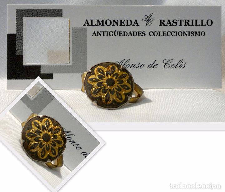Joyeria: ANTIGUA SORTIJA DAMASQUINADA. - Foto 1