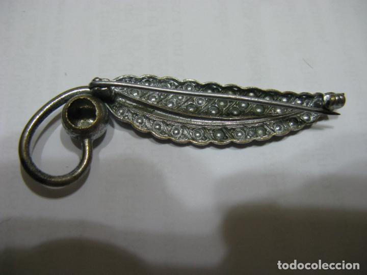 Joyeria: broche en forma de hoja - Foto 2
