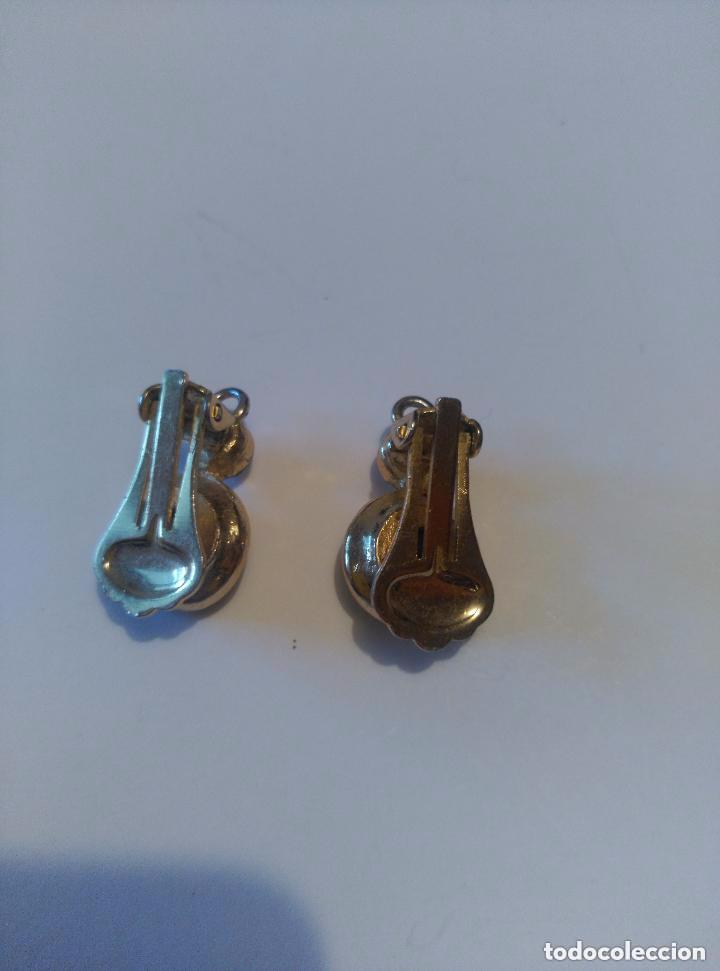 Joyeria: pendientes dorados con cristal - Foto 4