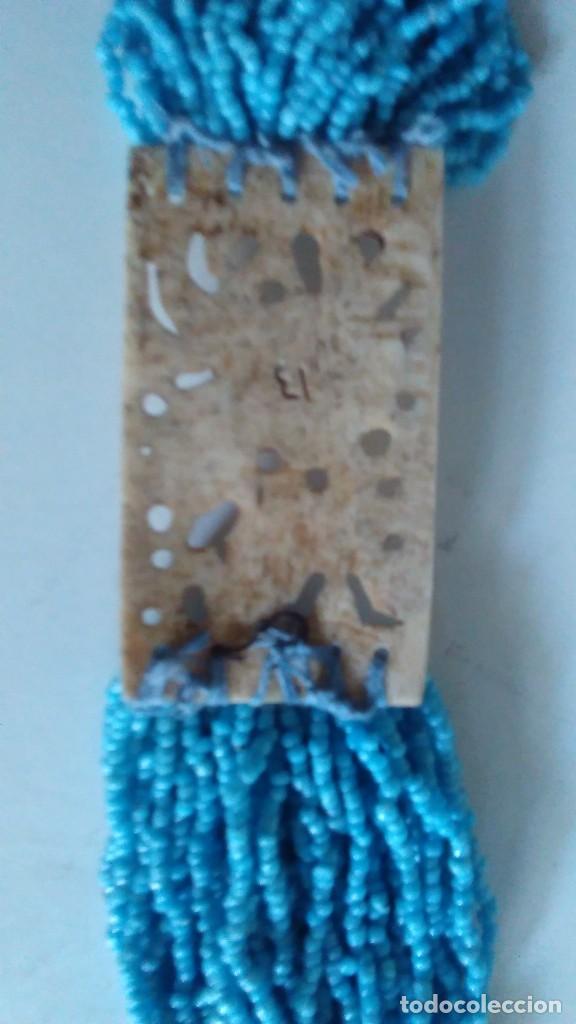Joyeria: Collar africano de marfil y cuentas azules - Foto 10