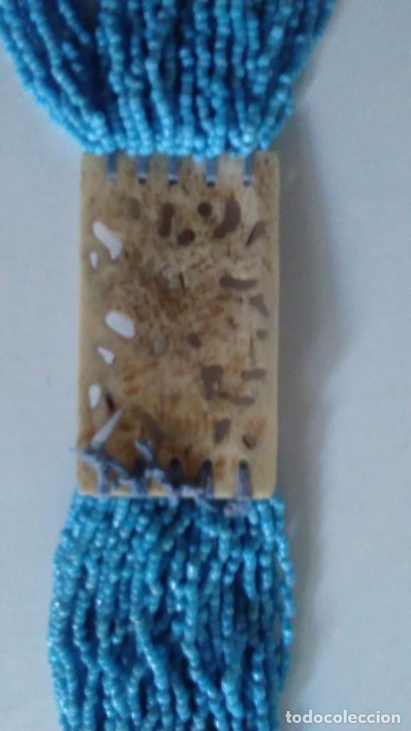 Joyeria: Collar africano de marfil y cuentas azules - Foto 11