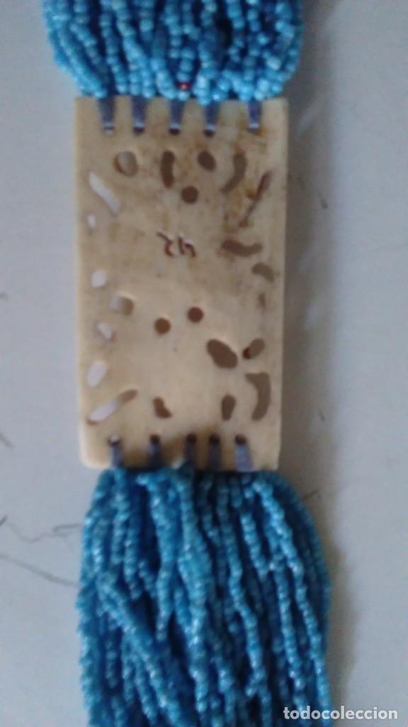 Joyeria: Collar africano de marfil y cuentas azules - Foto 12