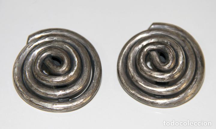 Joaillerie: PENDIENTES VINTAGE. PLATA. ESPA&Ntilde;A. A&Ntilde;OS 60
